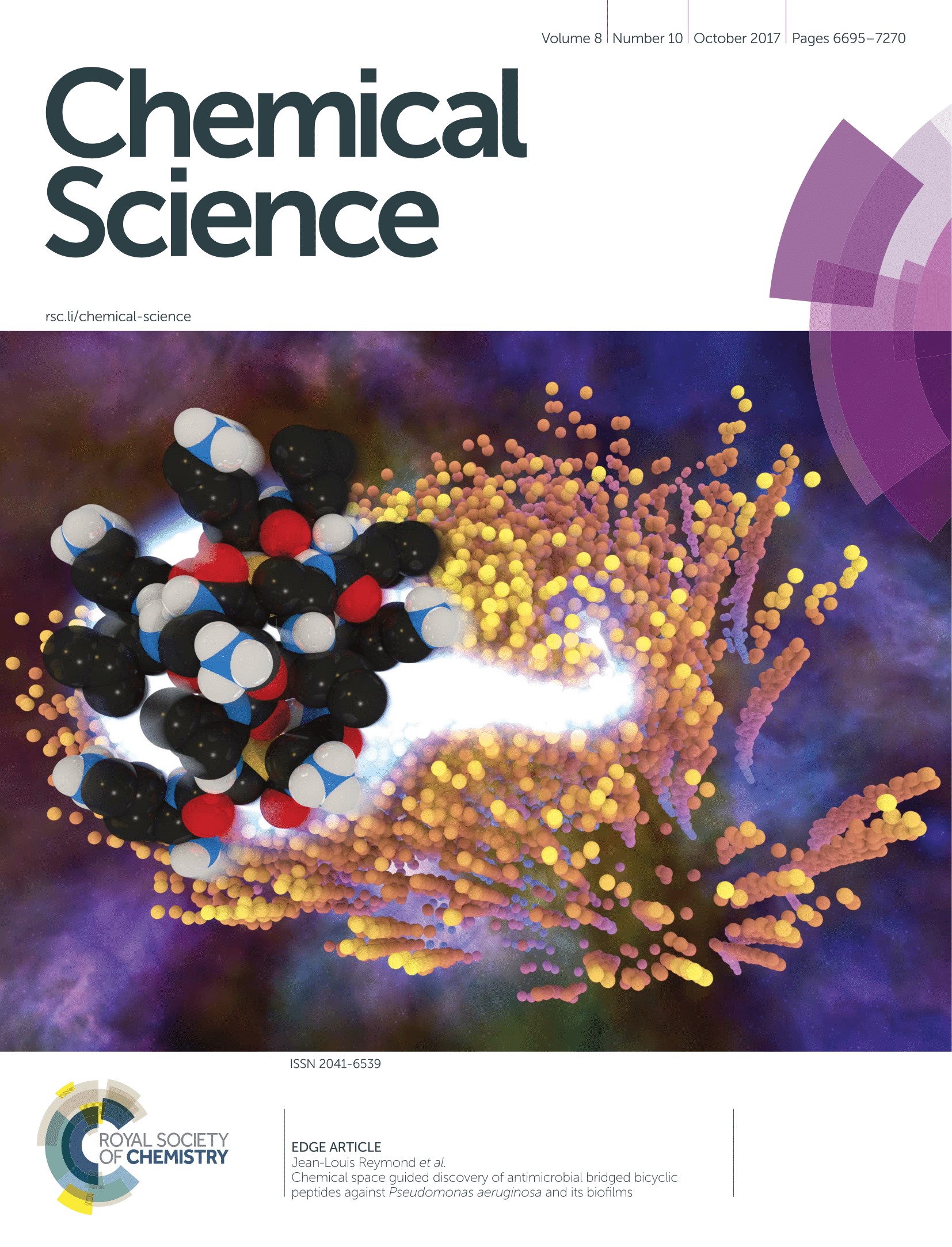 Journal Cover: Chemical space guided discovery of antimicrobial bridged ...