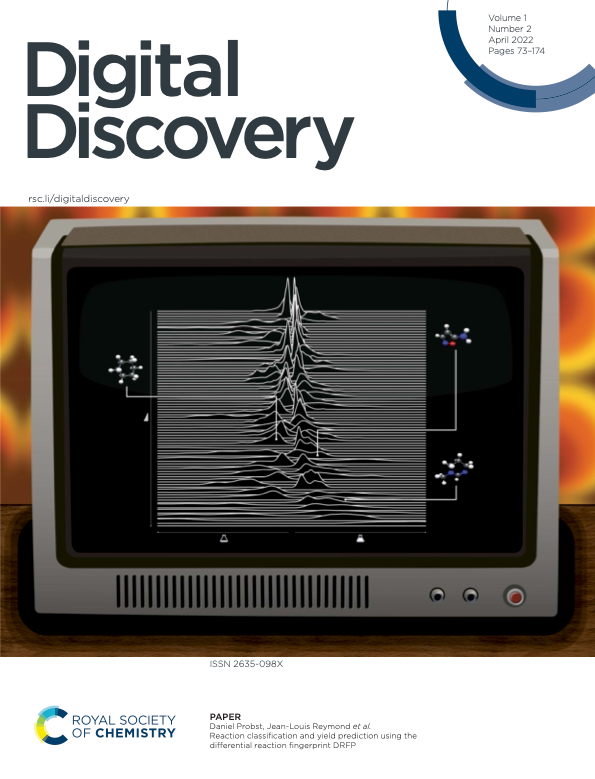 Journal Cover: Reaction classification and yield prediction using the differential reaction fingerprint DRFP