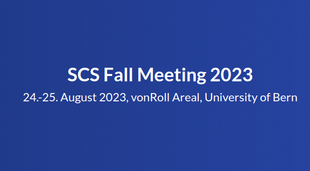 The SCS Fall Meeting 2023