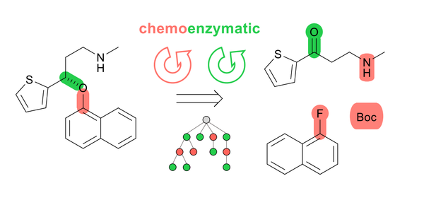 Chemoenzymatic Multistep Retrosynthesis with Transformer Loops